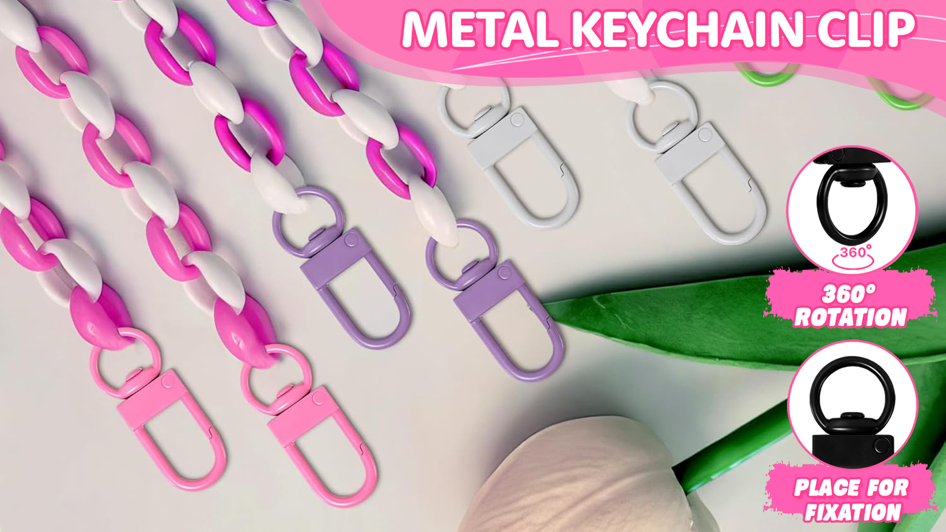 Amazon.com: 100 Pcs Metal Lobster Claw Clasps for Keychains – Snap